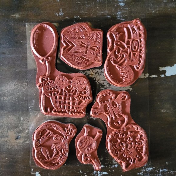 Local King Rubber Stamp Mr. Dress Up Rubber Stamp Set with Matching Die Set - Picture 5 of 6